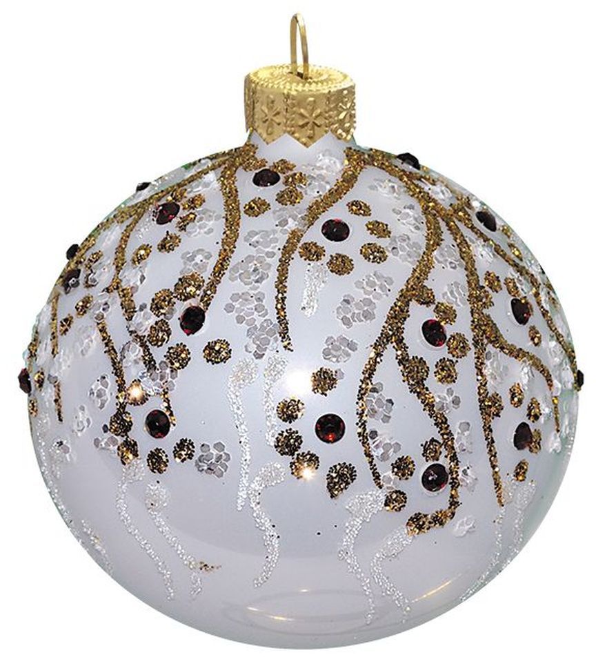 Изображение товара Новогодний шар Коломеев Княжеский 8 см в подарочной упаковке