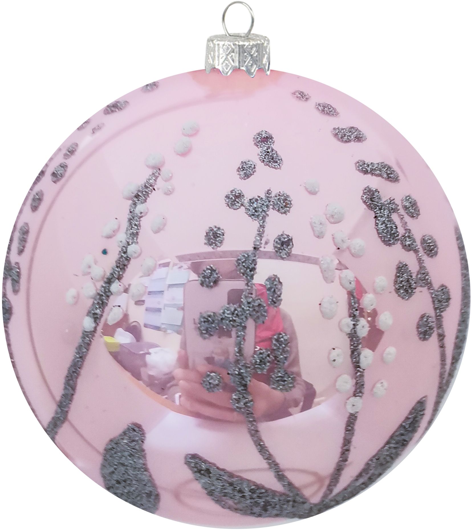 Изображение товара Новогодний шар Коломеев 8 см в подарочной упаковке яркое украшение елки