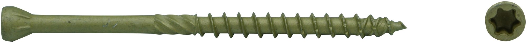 Изображение товара Саморез для террасной доски ЕВРОПАРТНЕР 5x70 TX антикоррозийное покрытие 10 шт