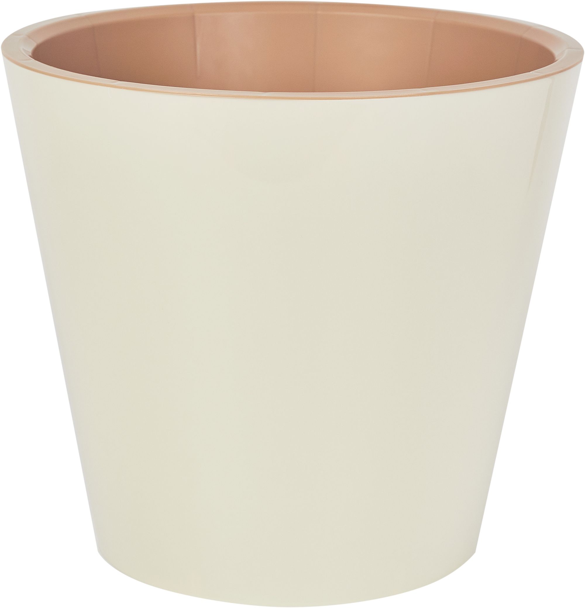Изображение товара Горшок для цветов London D190 мм, 3,3л Сливочный