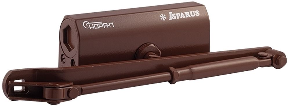 Изображение товара Доводчик НОРА-М 440 ISPARUS коричневый 80-140кг для входных дверей