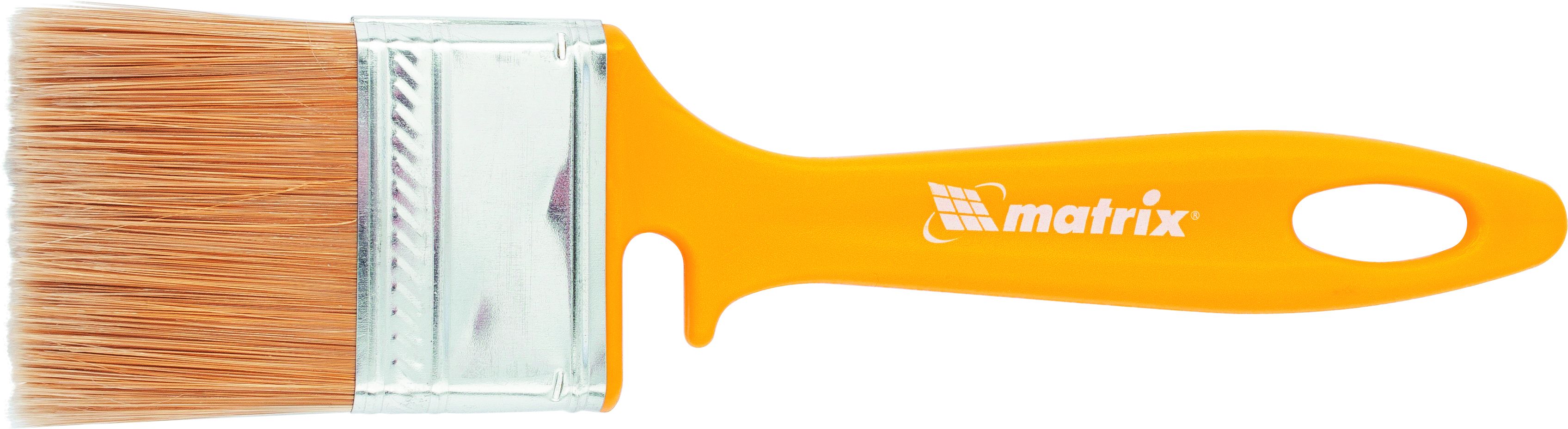 Изображение товара Кисть флейцевая для лаков Matrix искусственная щетина 50х12 мм