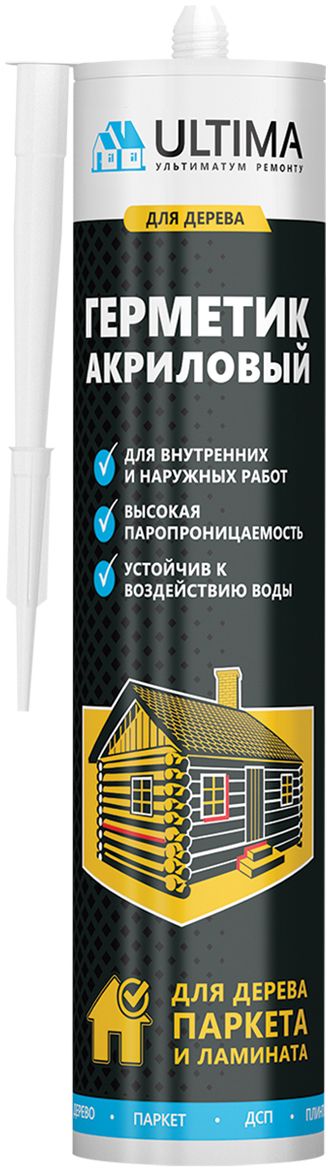 Изображение товара Герметик акриловый для дерева Ultima бук 300 гр