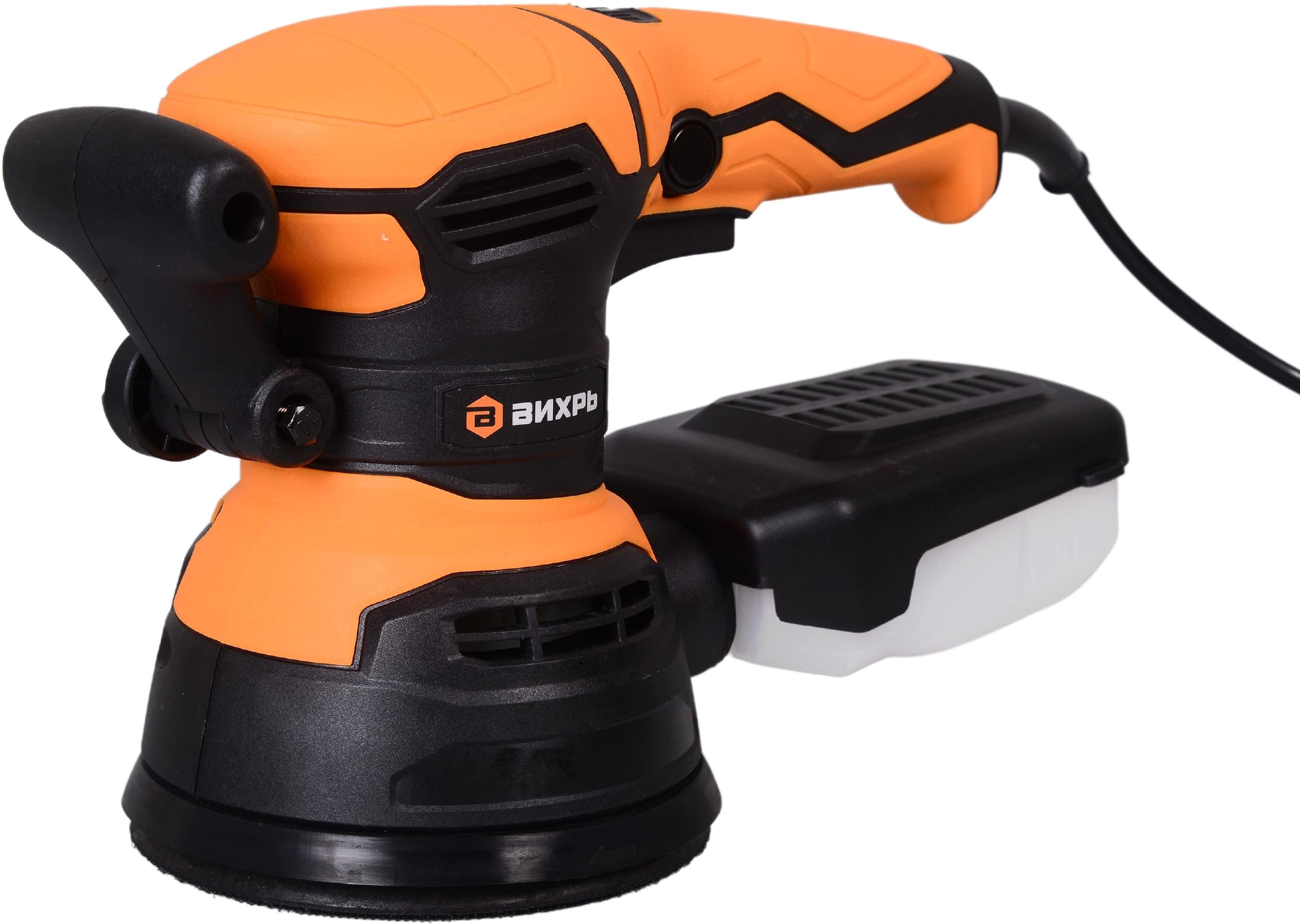 Изображение товара Эксцентриковая шлифмашина ВИХРЬ ЭШМ-125/5Э 450 Вт для дома и профессионалов