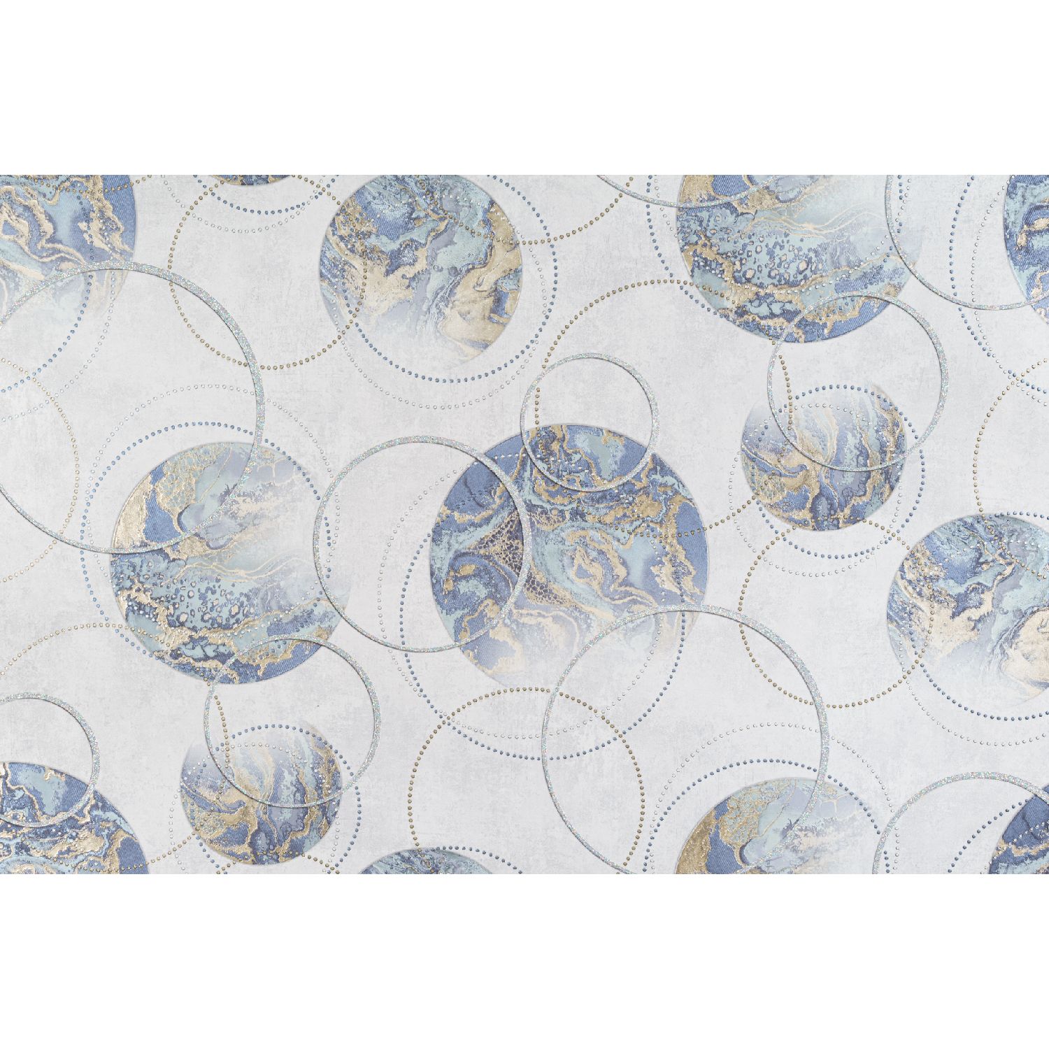 Изображение товара Обои Артекс виниловые Меридиан 1,06х10,05 м, синий с рисунком