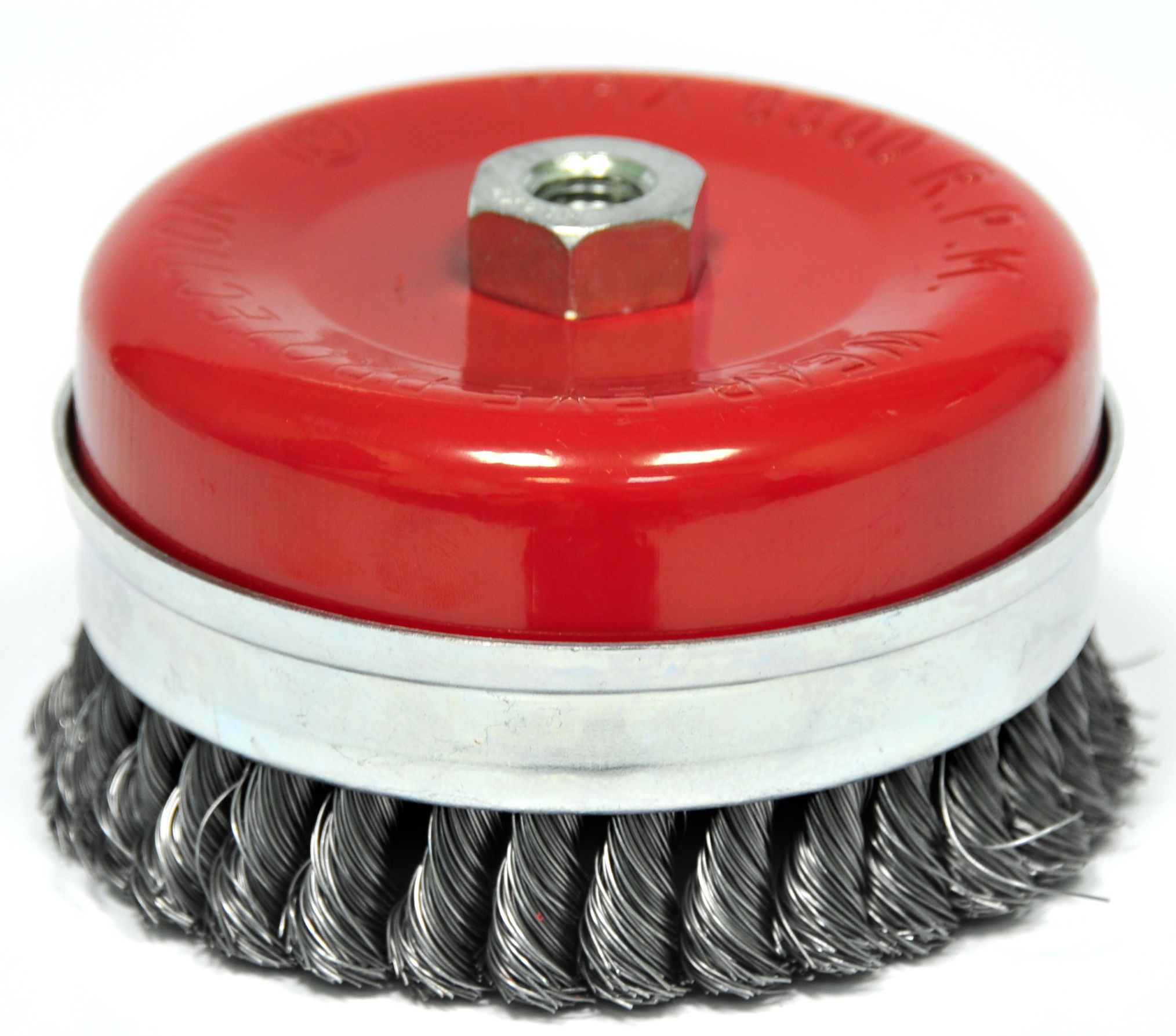 Изображение товара Щетка для УШМ ELITECH 1820.075500 М14х125 проволока 0,5 мм для шлифовки и очистки металла