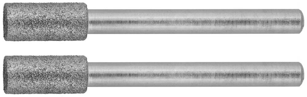 Изображение товара Шарошки шлифовальные ЗУБР стекло/камень d4,8x10х3,2 мм, 2 шт.