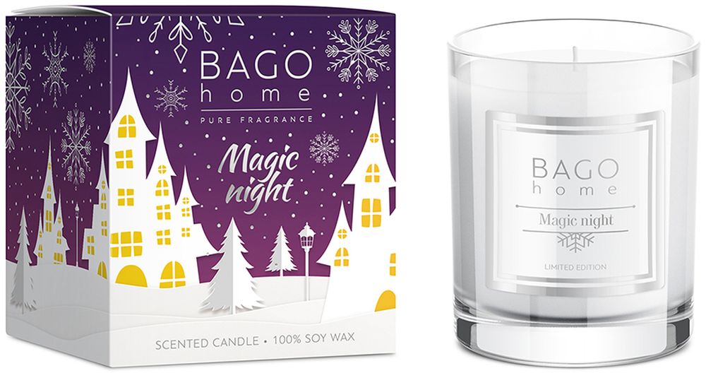 Изображение товара Свеча ароматическая Bago Home Волшебная ночь 132 гр