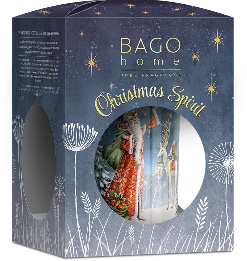Изображение товара Свеча ароматическая Bago Home Новогоднее настроение 132 гр