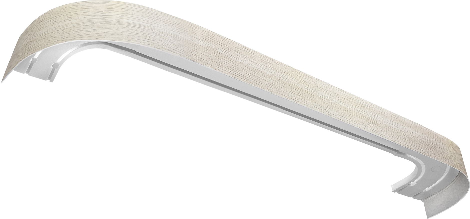 Изображение товара Карниз багет спарта 2-й белый дуб 2,50 метров - качественный и стильный карниз для оформления окон