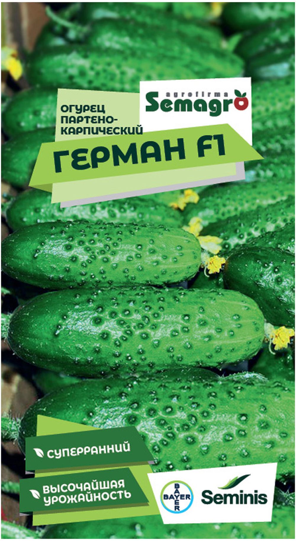 Изображение товара Семена огурца SEMINIS ГЕРМАН F1