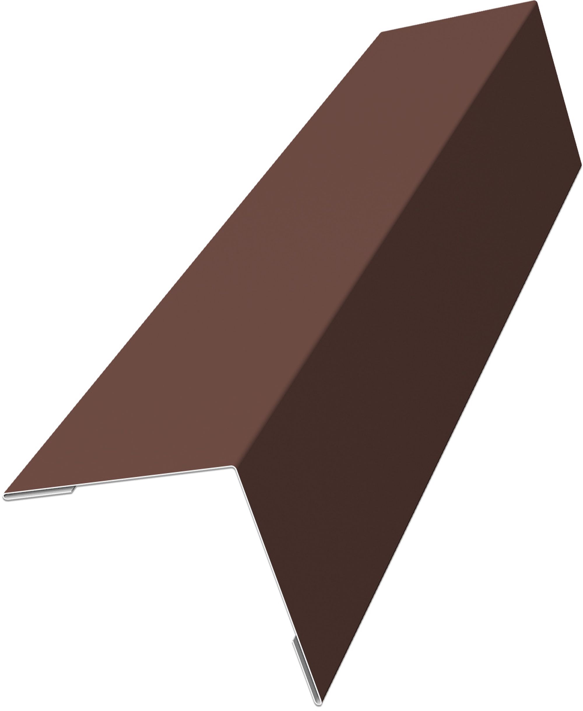 Изображение товара Угол внешний DOCKE коричневый металлический соединительный 1250 мм упак 25 шт