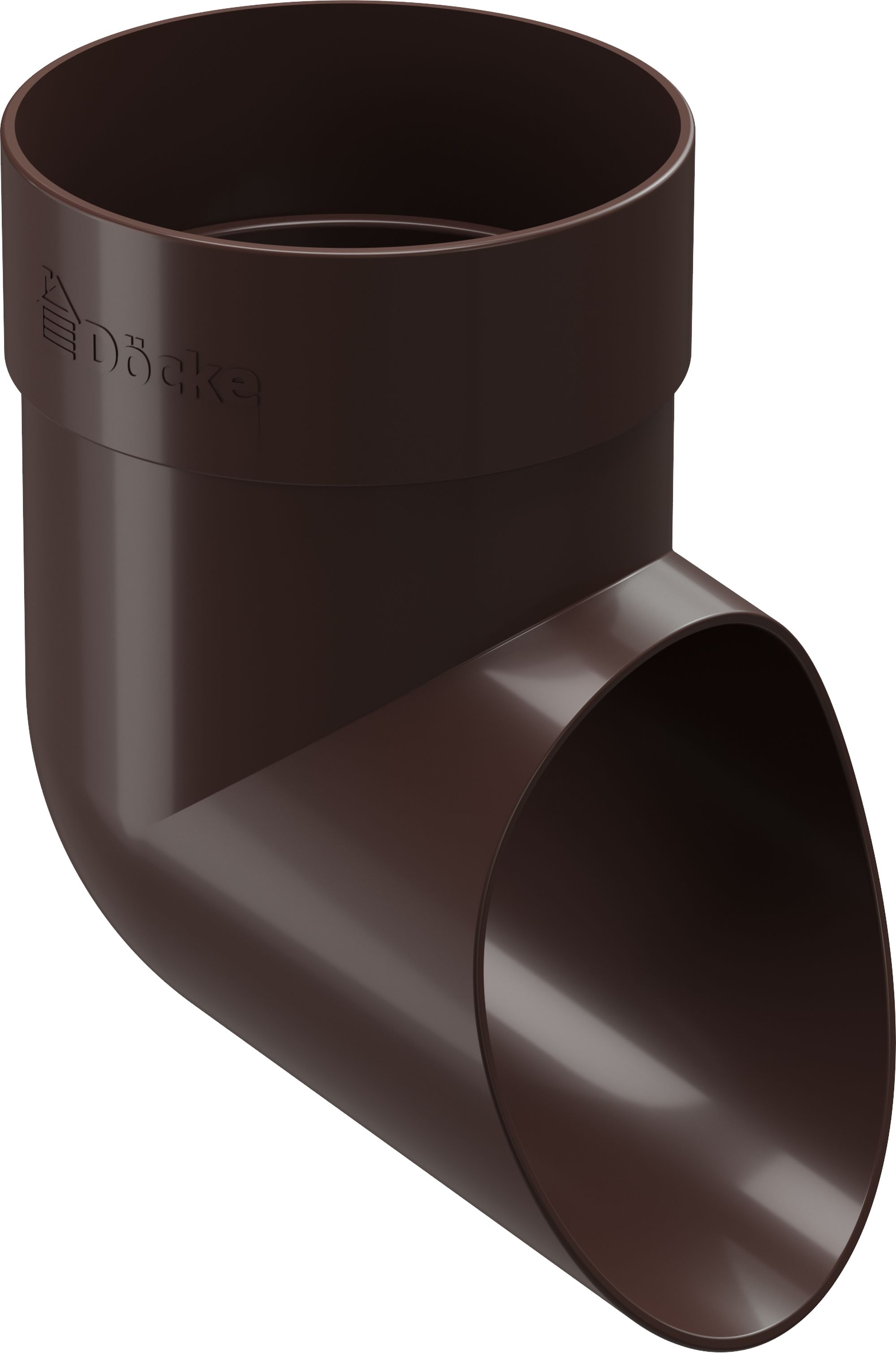 Изображение товара Наконечник трубы DOCKE темно-коричневый для водосточных систем