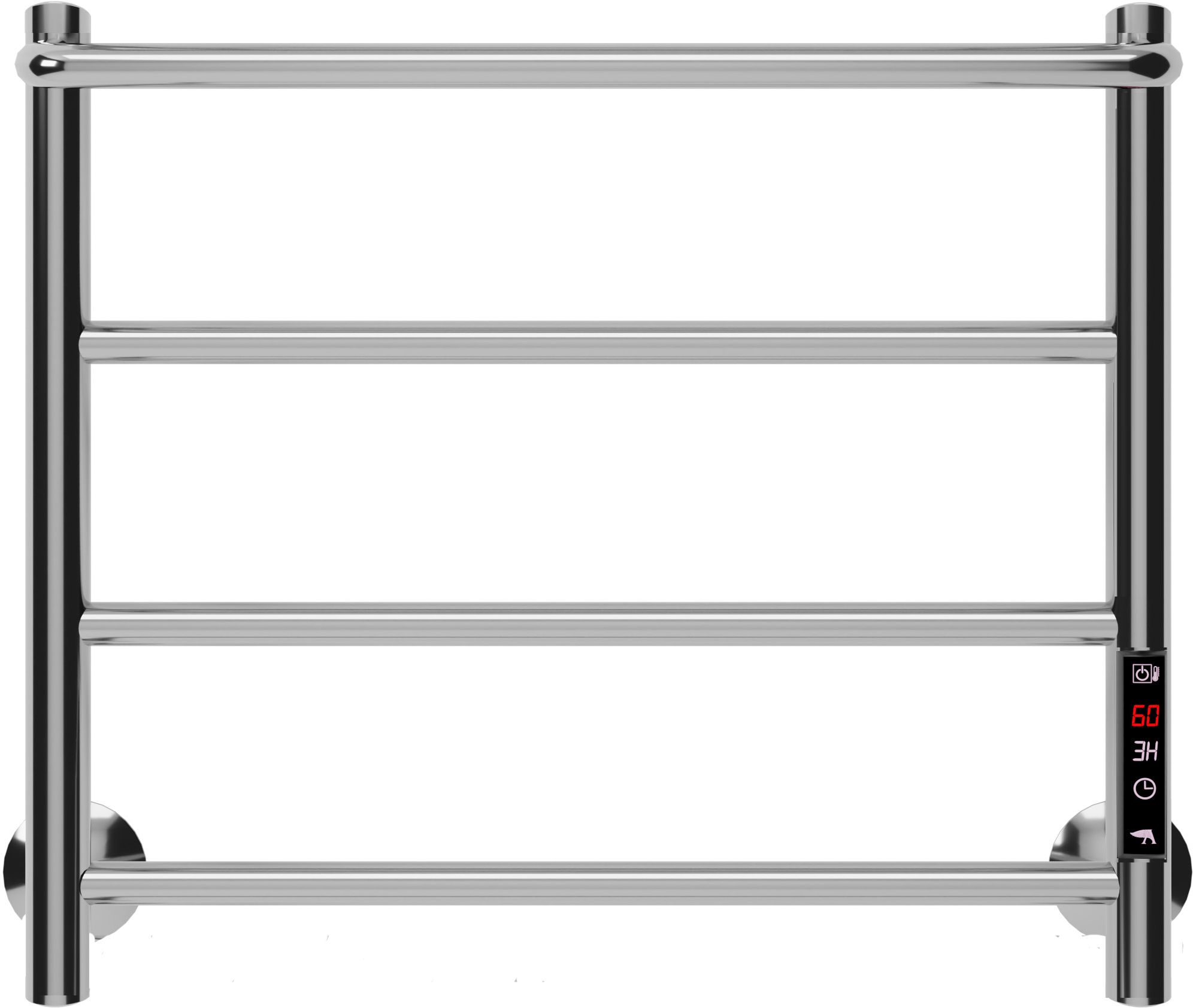 Изображение товара Полотенцесушитель электрический АРГО Электра Гранд 100 Вт хром 50х50 см