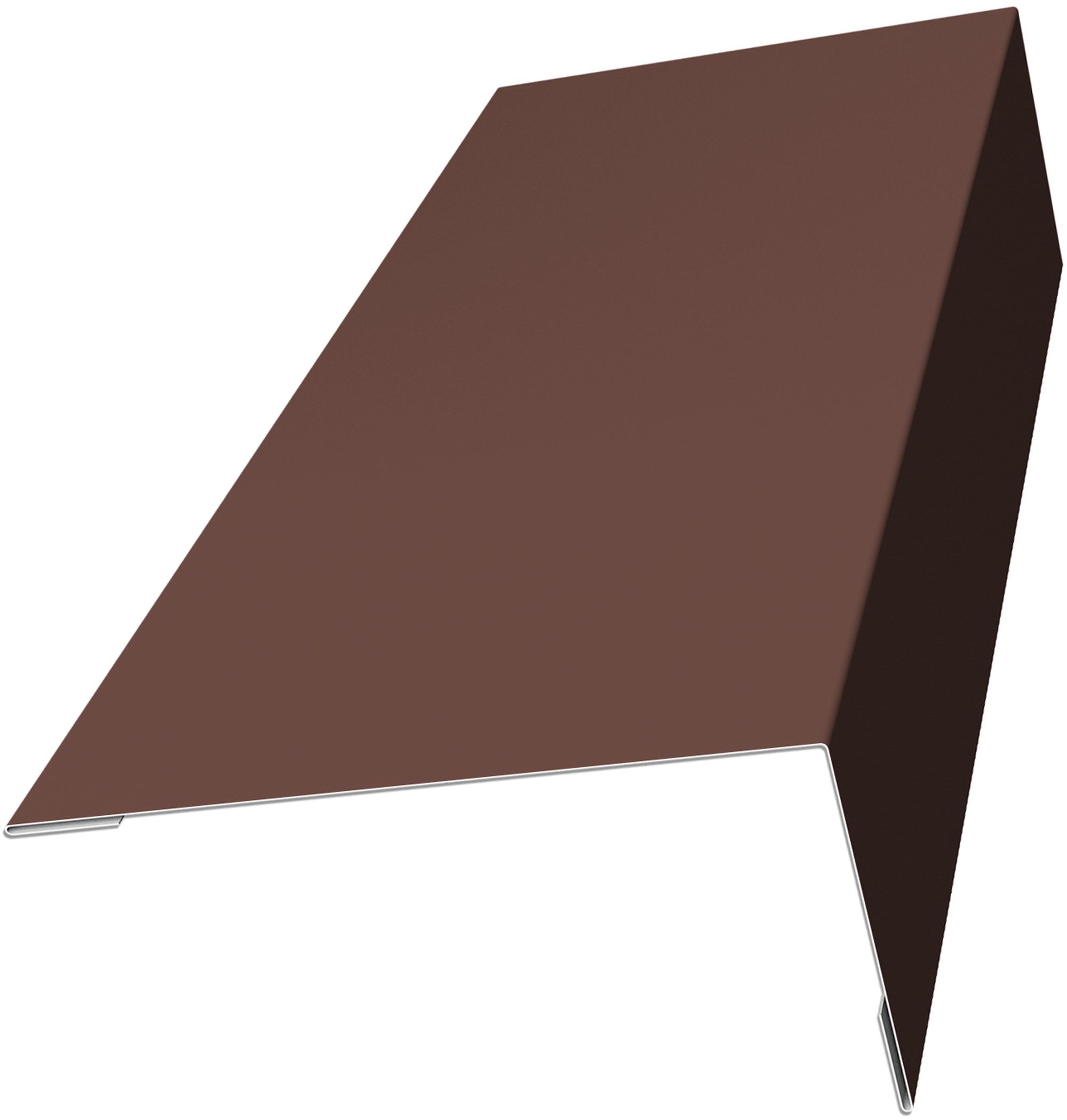 Изображение товара Наличник оконный DOCKE КОРИЧНЕВЫЙ из стали, 1250 мм