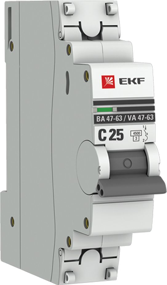 Изображение товара Автомат однополюсный EKF PROX 1P 25А С