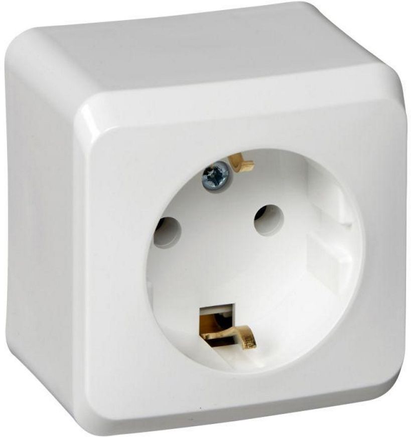 Изображение товара Розетка электрическая Schneider Electric ETUDE PA16-003B белый