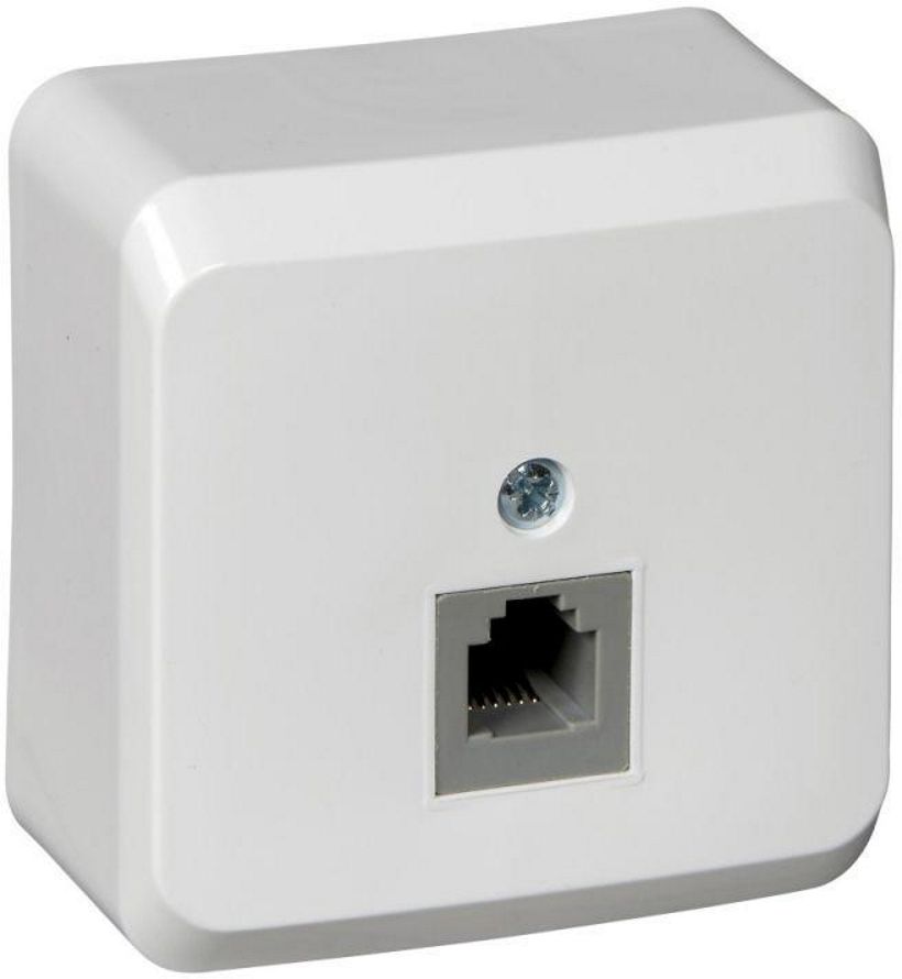 Изображение товара Розетка RJ-11 1 пост Schneider Electric ETUDE белый для телефонных линий