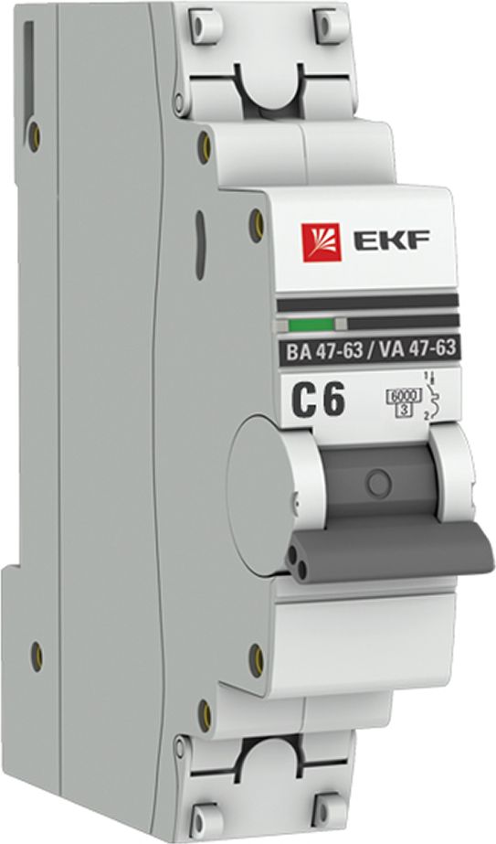 Изображение товара Автомат однополюсный EKF PROX 1P  6А С