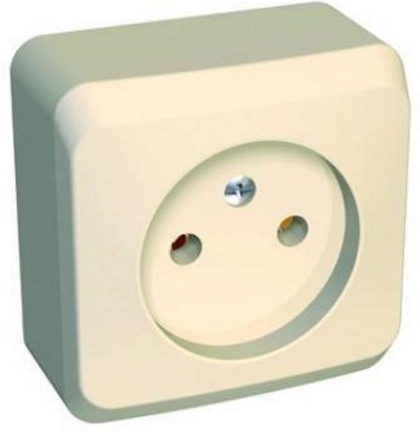 Изображение товара Розетка электрическая Schneider Electric ETUDE PA16-001K кремовый