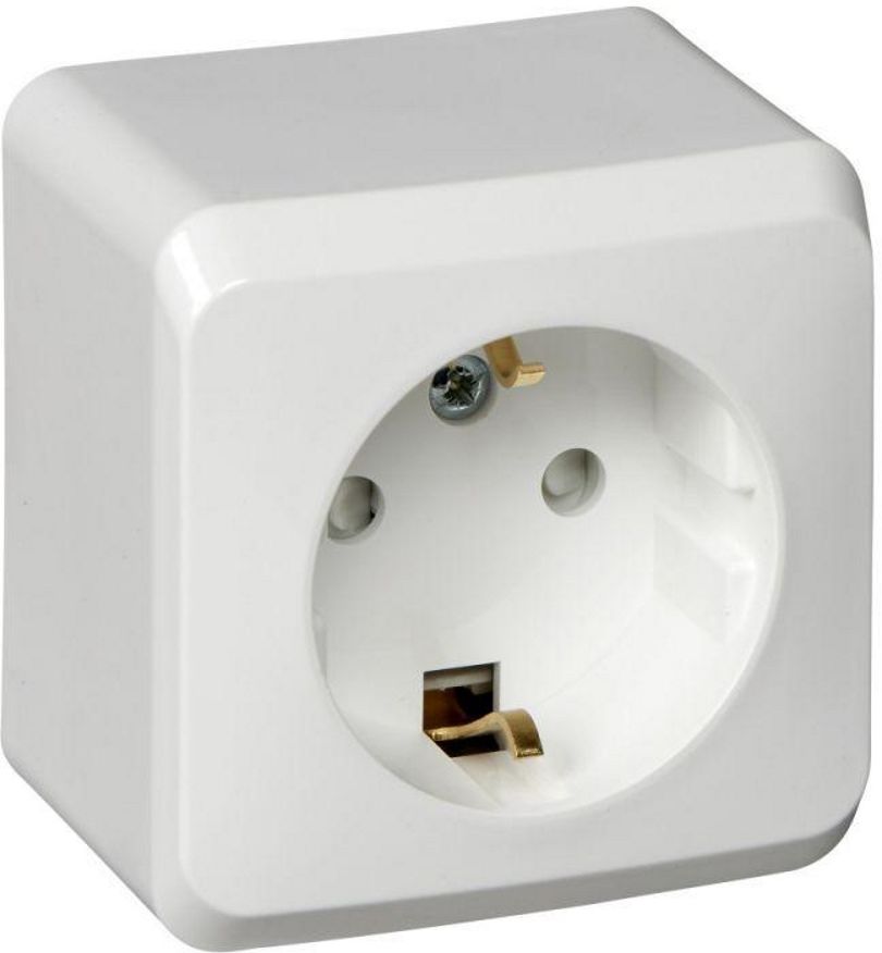 Изображение товара Розетка электрическая Schneider Electric ETUDE PA16-004B белый