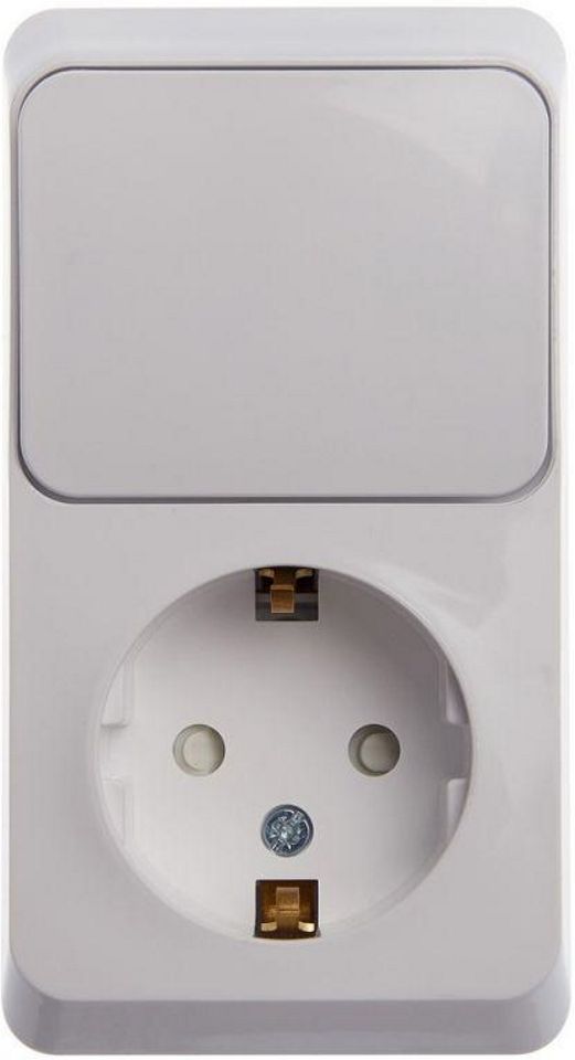 Изображение товара Комбинированный блок 2 поста 1 клавиша Schneider Electric ETUDE BPA16-201B белый