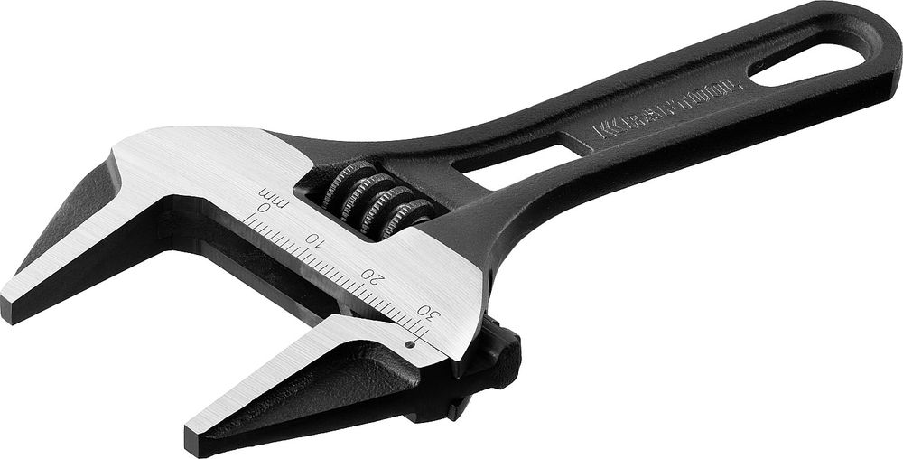 Изображение товара Профессиональный разводной ключ KRAFTOOL slim w.c. 140/32 мм из Cr-V стали