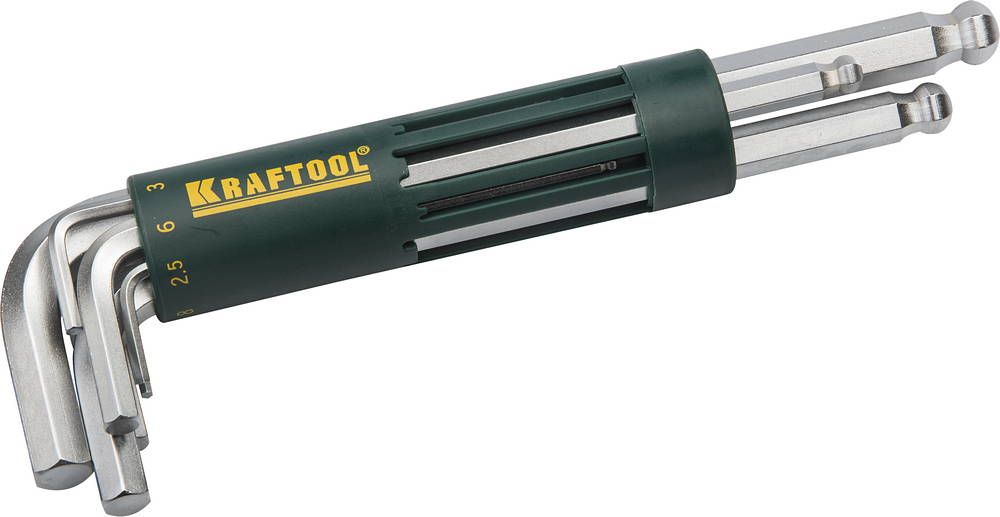 Изображение товара Набор ключей KRAFTOOL hex2-10 мм, 8 шт. профессиональный инструмент