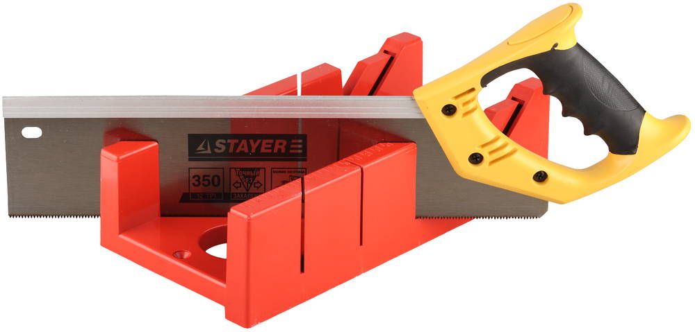 Изображение товара Набор из стусла и пилы STAYER 100х52/350 для профессионалов