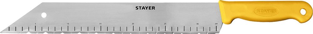 Изображение товара Нож для изоляции STAYER 340 мм профессиональный инструмент для теплоизоляции