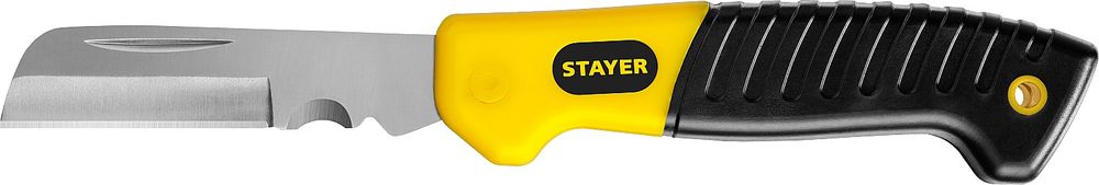Изображение товара Нож складной STAYER прямой 125/205 мм