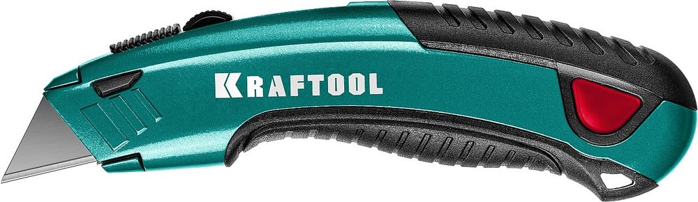 Изображение товара Универсальный нож KRAFTOOL А24 с автостопом, 2 шт. профессиональный инструмент