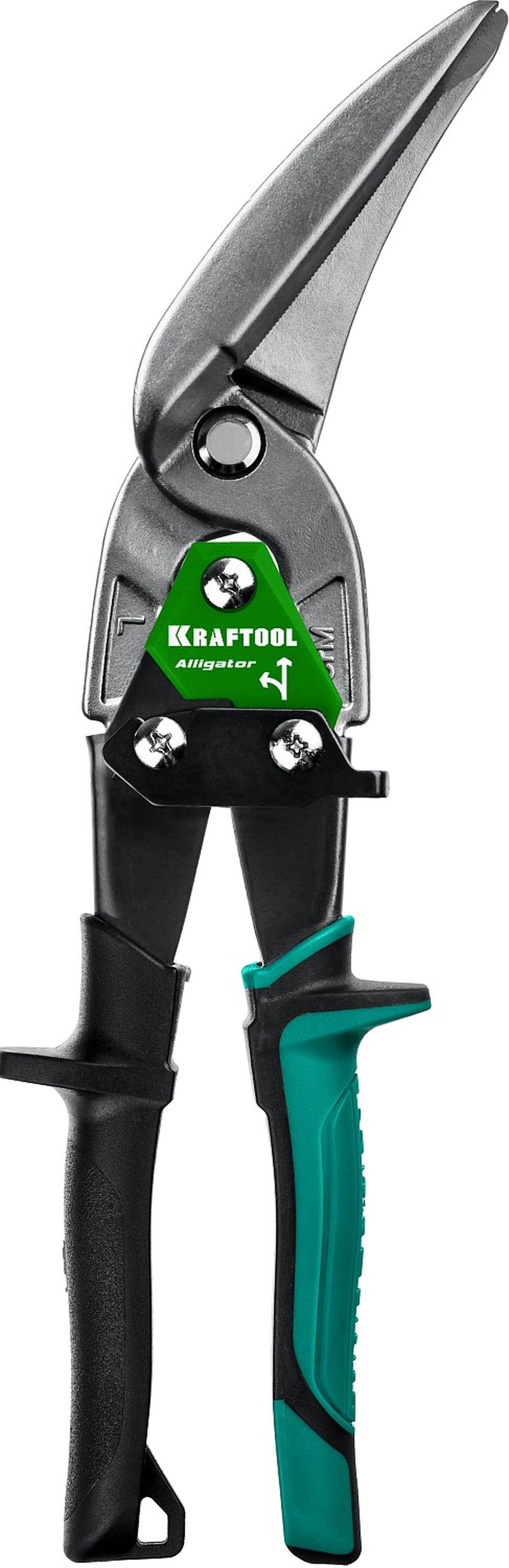 Изображение товара Профессиональные ножницы по металлу KRAFTOOL alligator левые удлинённые 280 мм