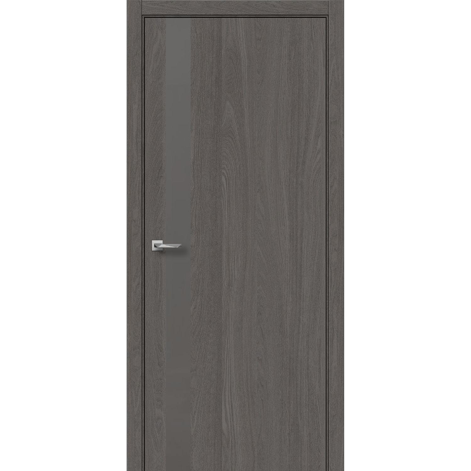 Изображение товара Межкомнатная дверь Casaporte ТОЛЕДО 03 ПВХ с зарезами 200х80 см, серый