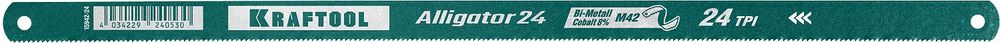 Изображение товара Биметаллическое полотно по металлу KRAFTOOL 24tpi 300 мм