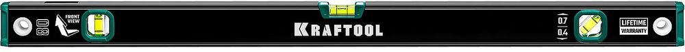 Изображение товара Профессиональный уровень с зеркальным глазком KRAFTOOL 800 мм для точных измерений