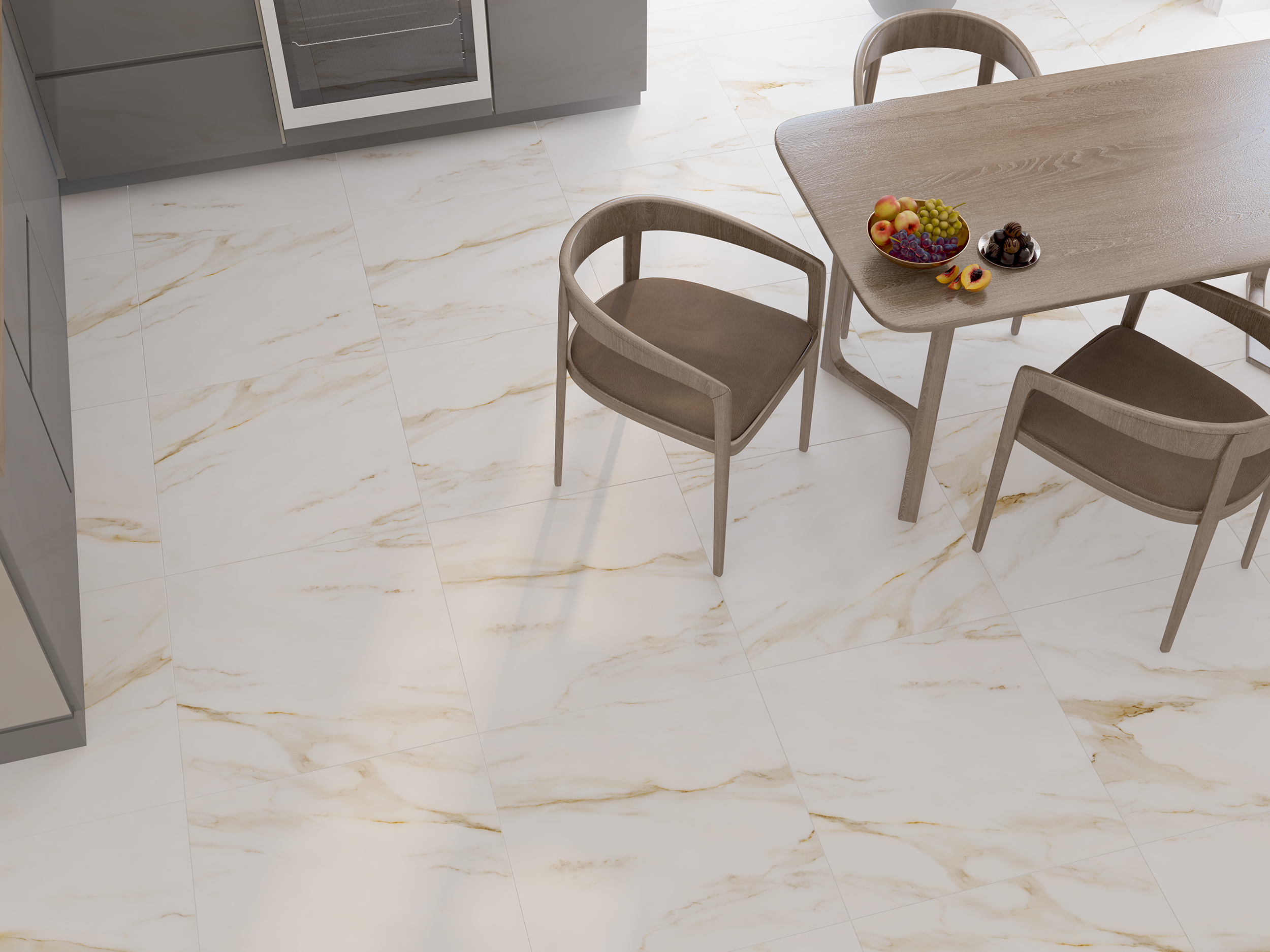 Изображение товара Керамогранит Azori Calacatta Светло-Бежевый 60x60 см для пола