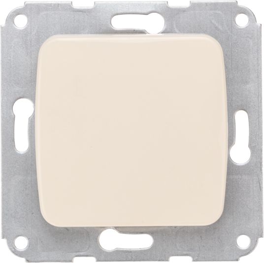 Изображение товара Выключатель 1 клавиша KRANZ KR-78-0230 DEA 10 бежевый