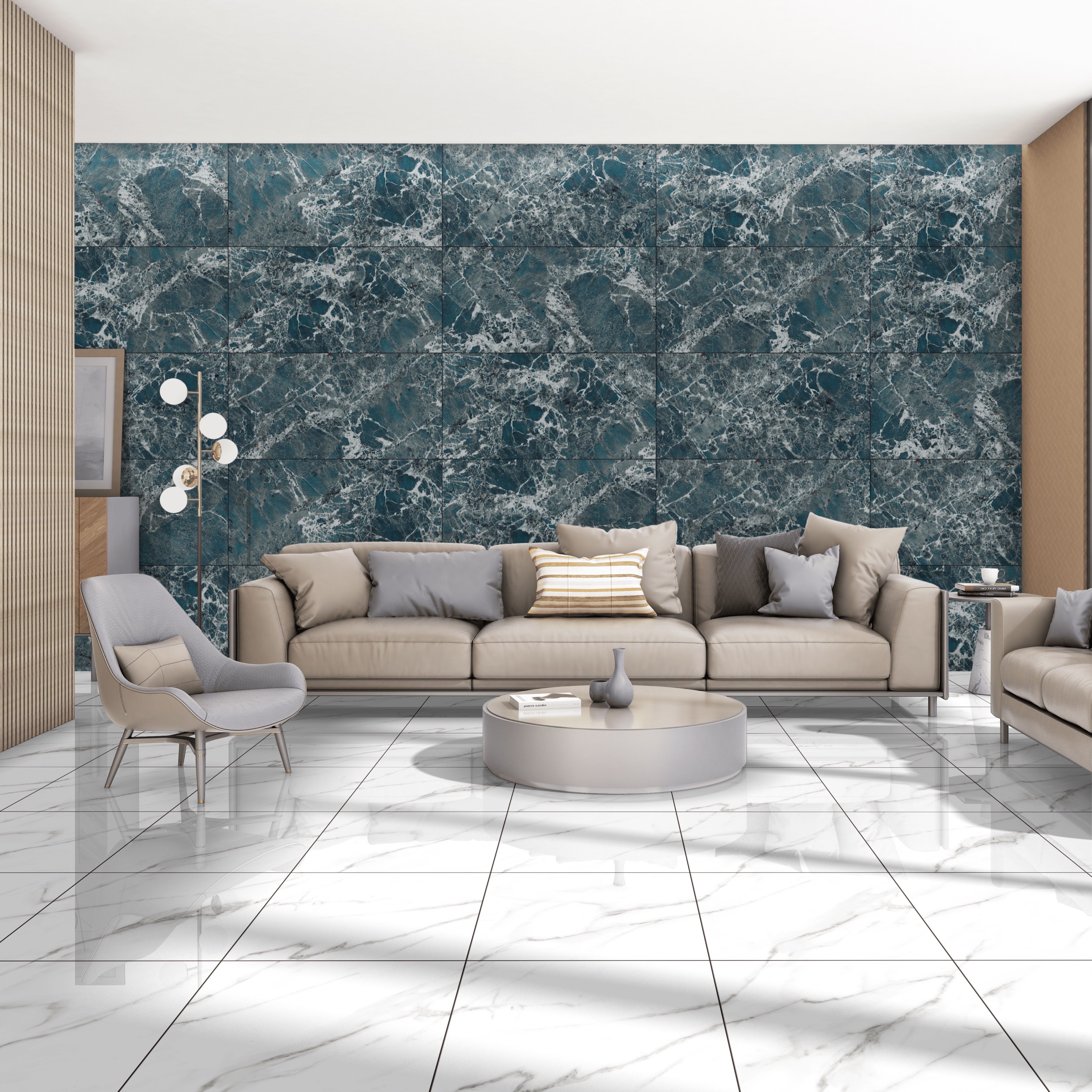Изображение товара Керамогранит Lasa Statuario grey 60X60 см 1,44 м²