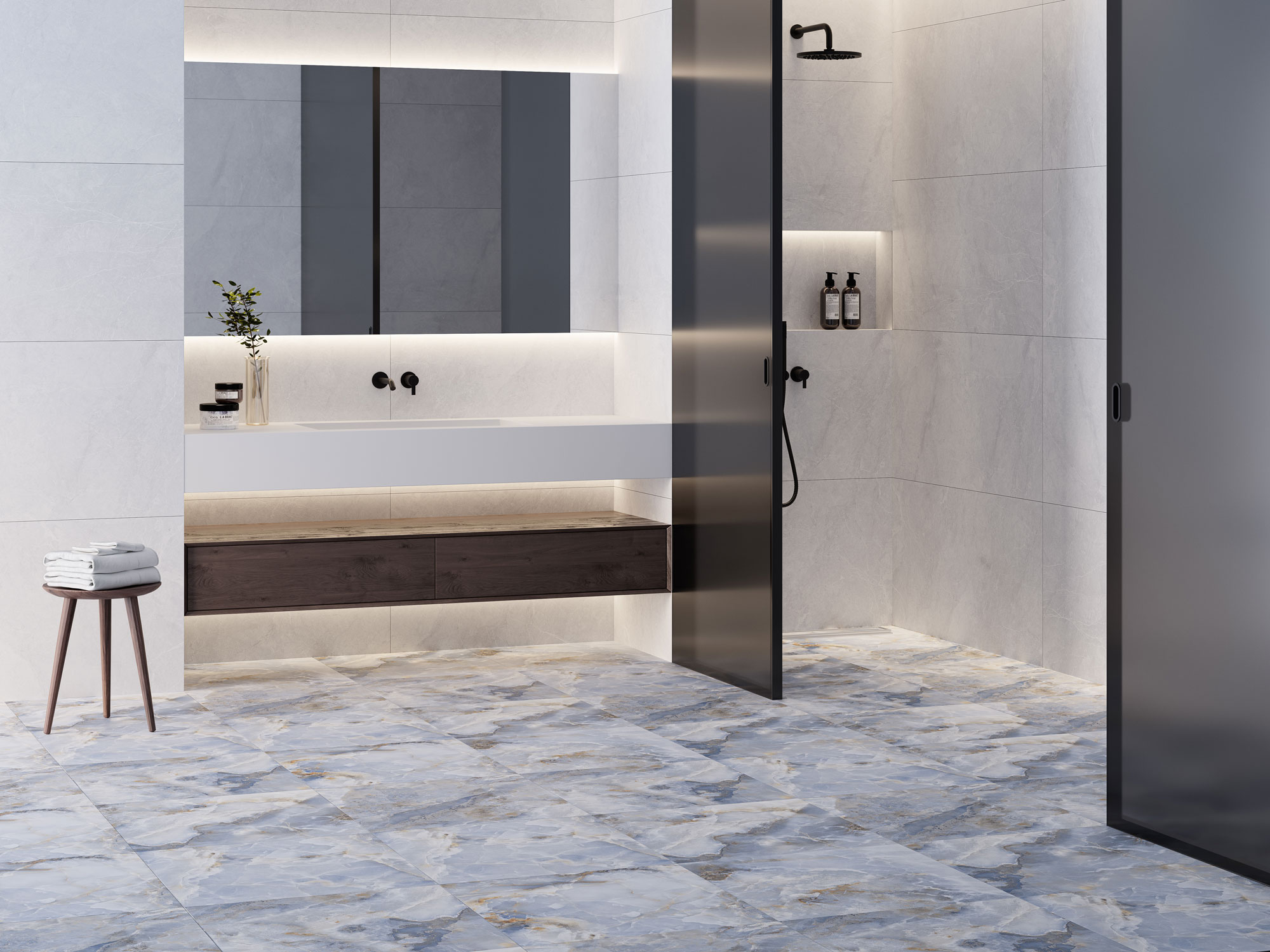 Изображение товара Керамогранит Staro Nestle Sky 60x60 см матовый голубой