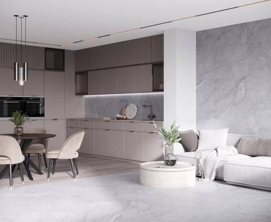 Изображение товара Керамогранит Laparet Antalya Мат серый 60X60 см 1.44 м² для внутренней отделки
