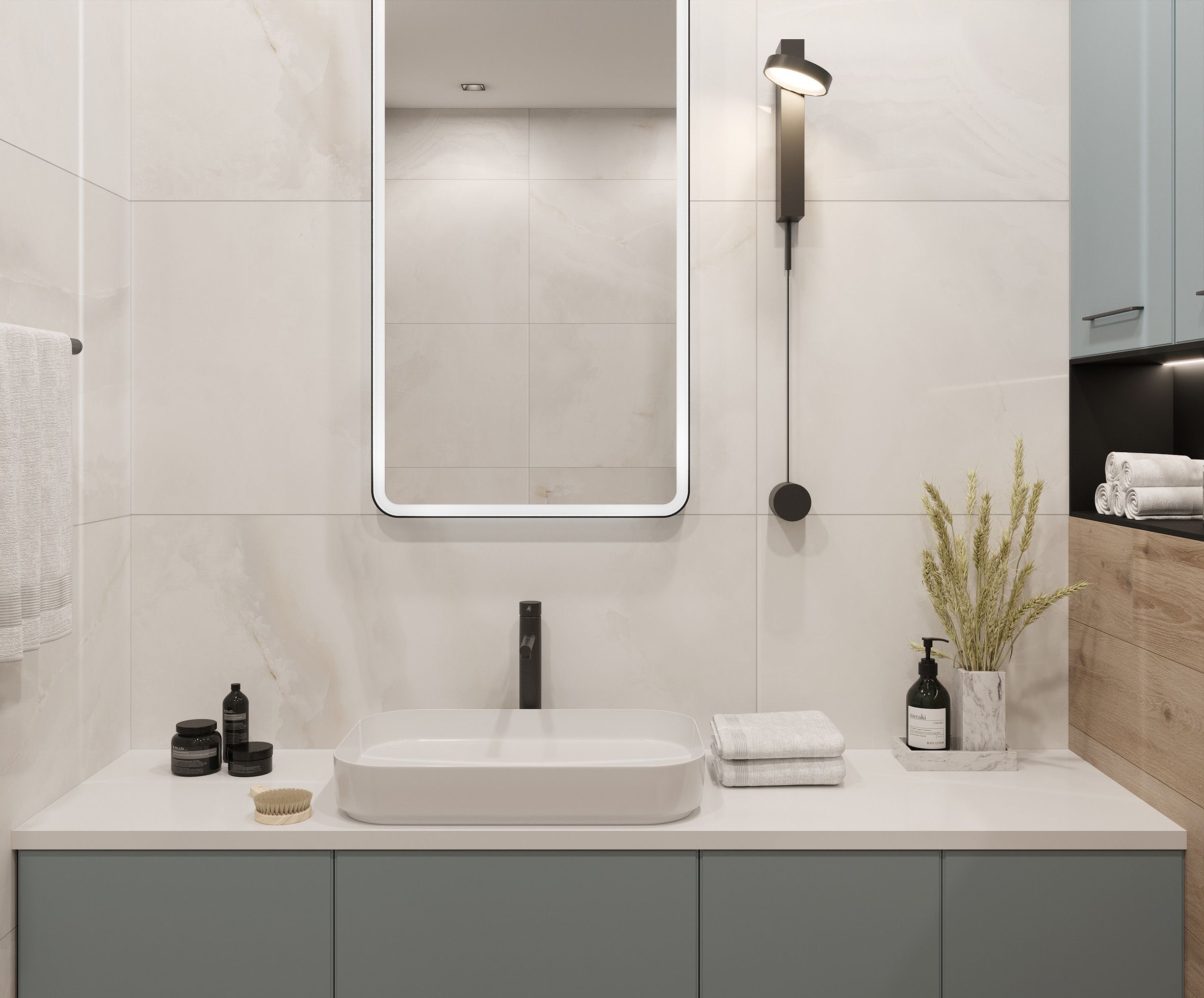 Изображение товара Керамогранит Laparet Onix Blanco белый 60x120 см для стен