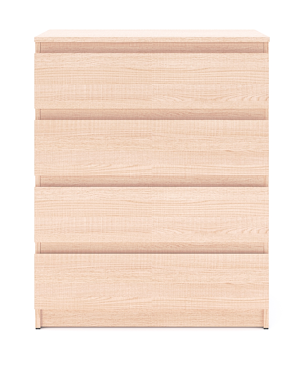 Изображение товара Комод ФЕЛИКС №1 4 ящика напольный 80х48х100 см дуб альпийский