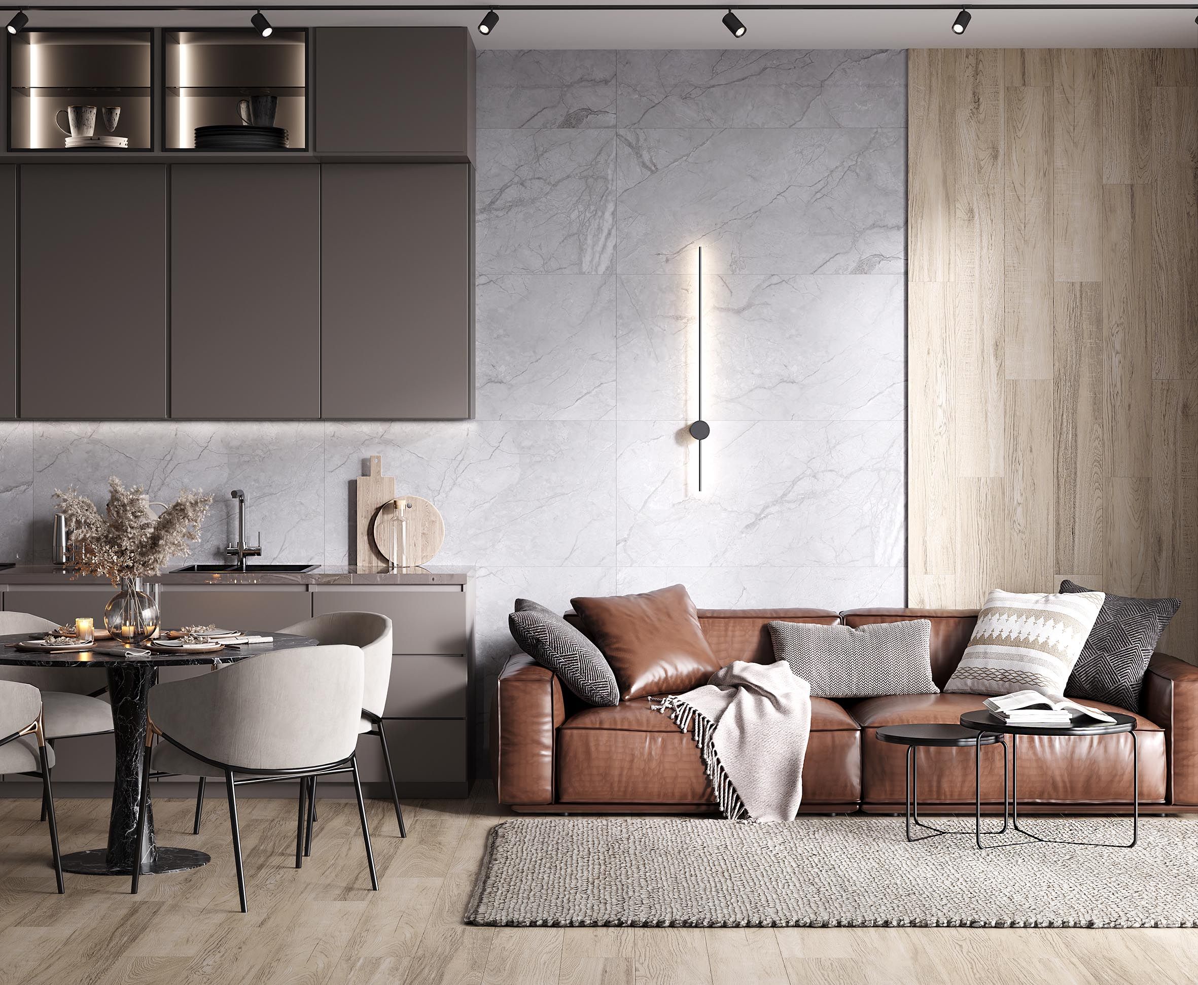 Изображение товара Керамогранит Laparet Antalya серый 60X120 см 1,44 м²
