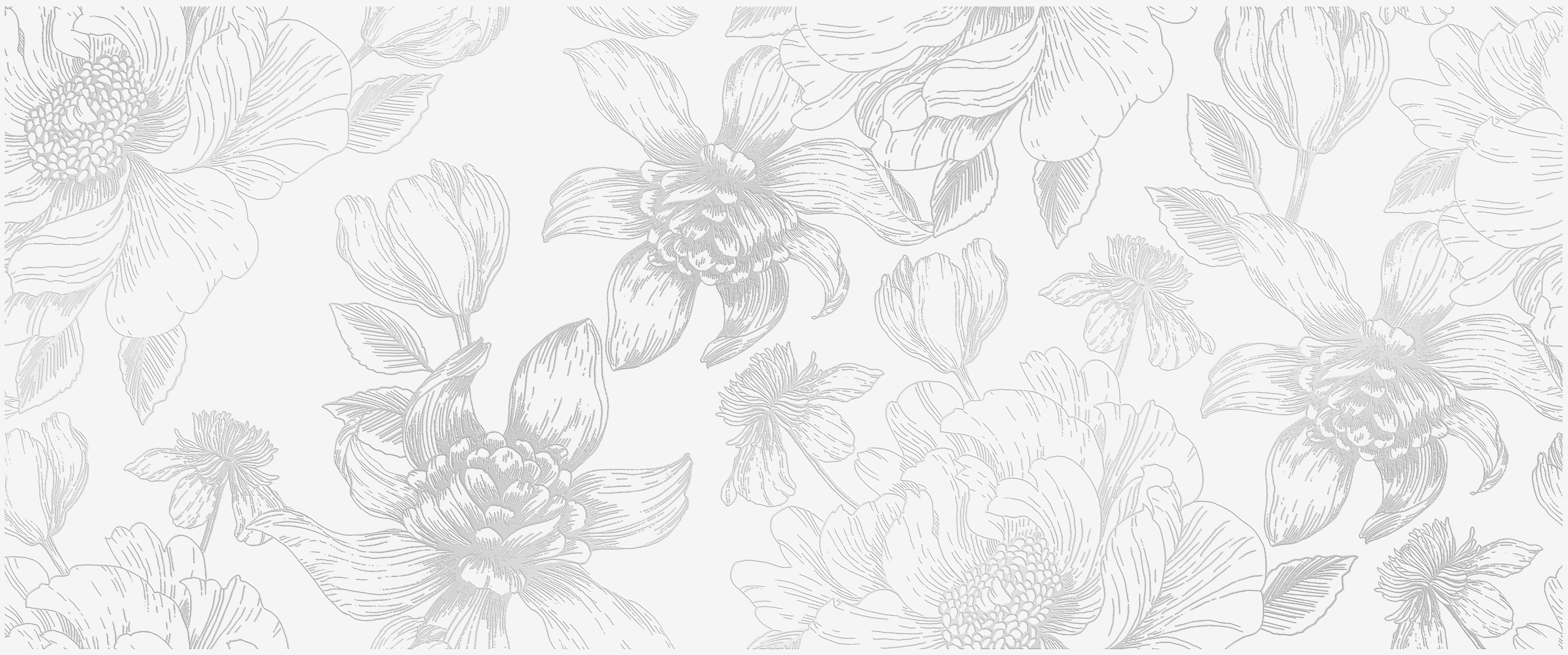 Изображение товара Декор Gracia Ceramica Blum белый 25X60 см 1 шт. 