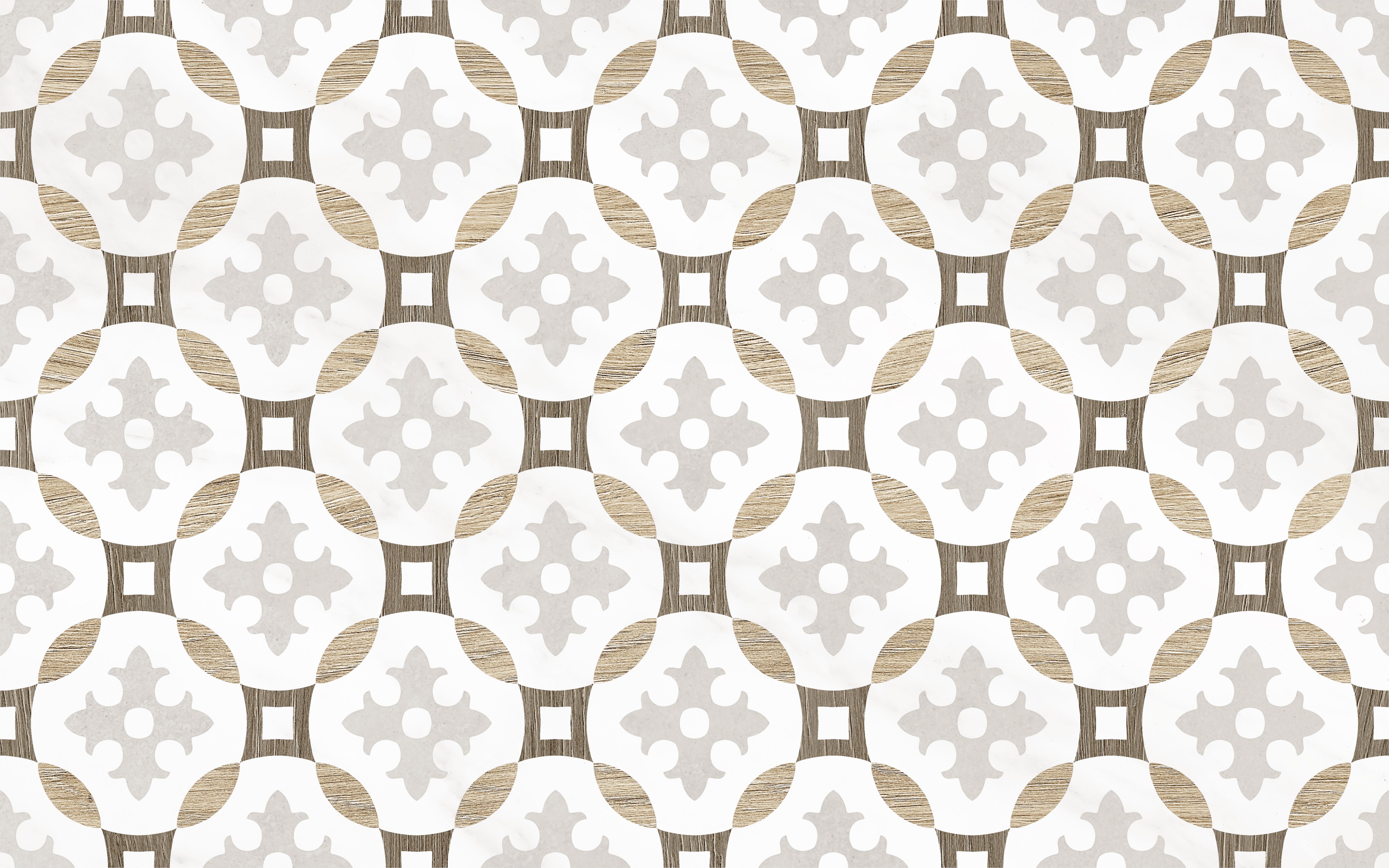 Изображение товара Декор керамический для ванной комнаты "Микс Пэчворк" 25x40 см, 1, 4 м2