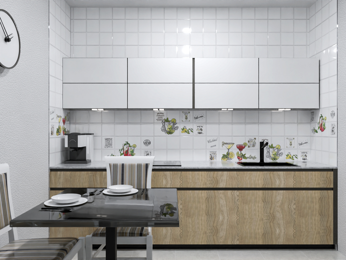 Распродажа остатков Azori Декор Azori Coctail Мохито 31,5X63 см 1 шт.