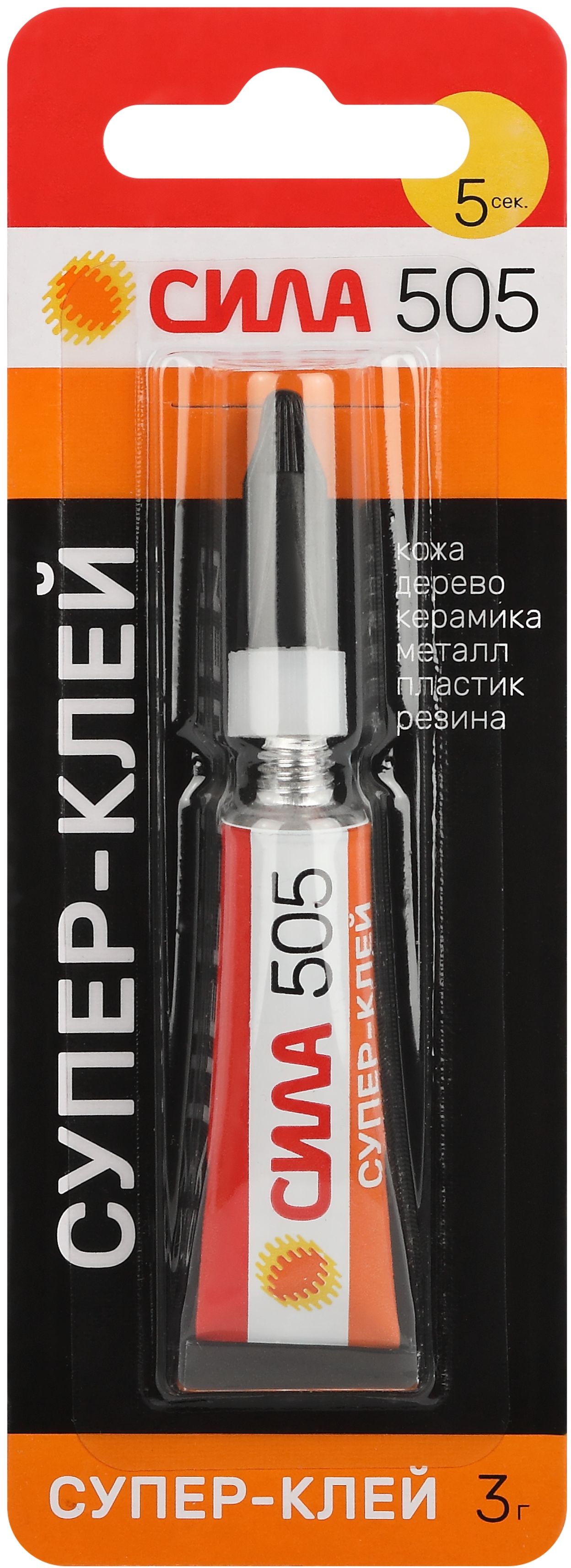 Изображение товара Супер клей Сила 505-31, 3 гр