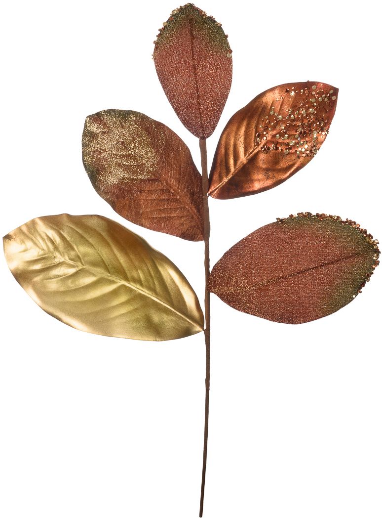 Изображение товара Искусственное растение золотой металл 58 см