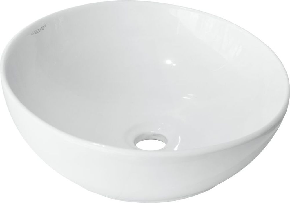 Изображение товара Умывальник накладной SANITA LUXE ART SLIM 14x40x40 см белый стильный дизайн